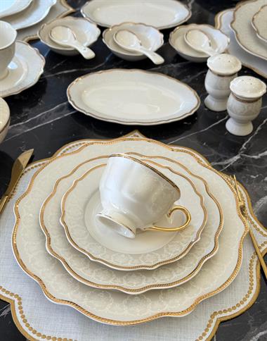 Zena 6 Kişilik 48 Parça Porselen Kahvaltı Takımı 