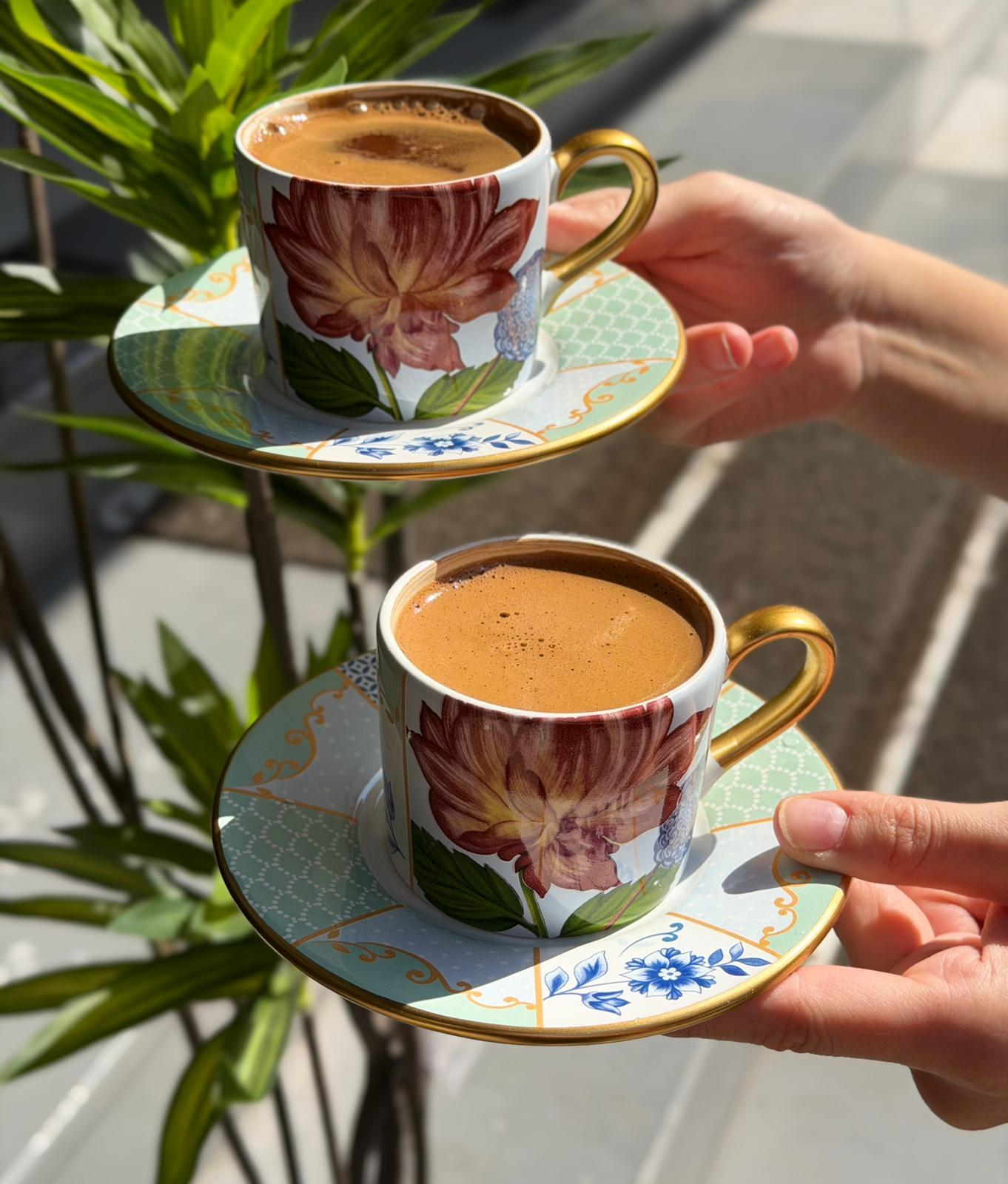 2 Kişilik Royal Flora Double Kahve Fincanı