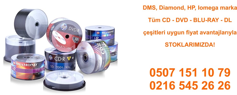 DMS Cd / Dvd / Blu-ray / USB Flash Bellek Baskı, Çoğaltma ve Paketleme