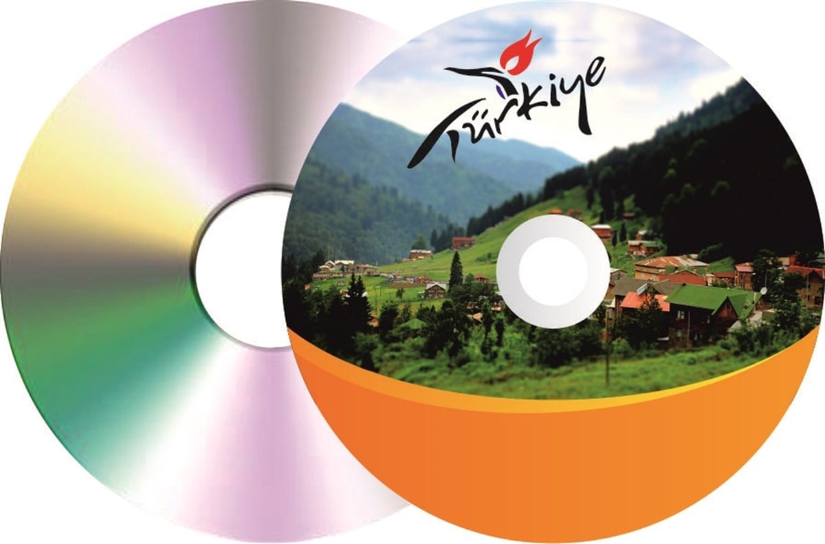 Serigrafi Baskılı CD-R, 500 adet