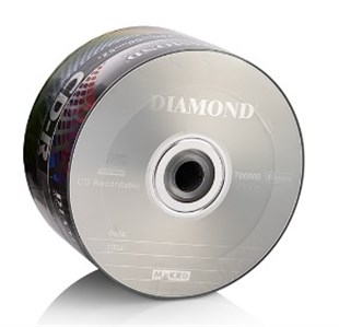 Diamond CD-R, 52X, 700MB, 50'li Paket 