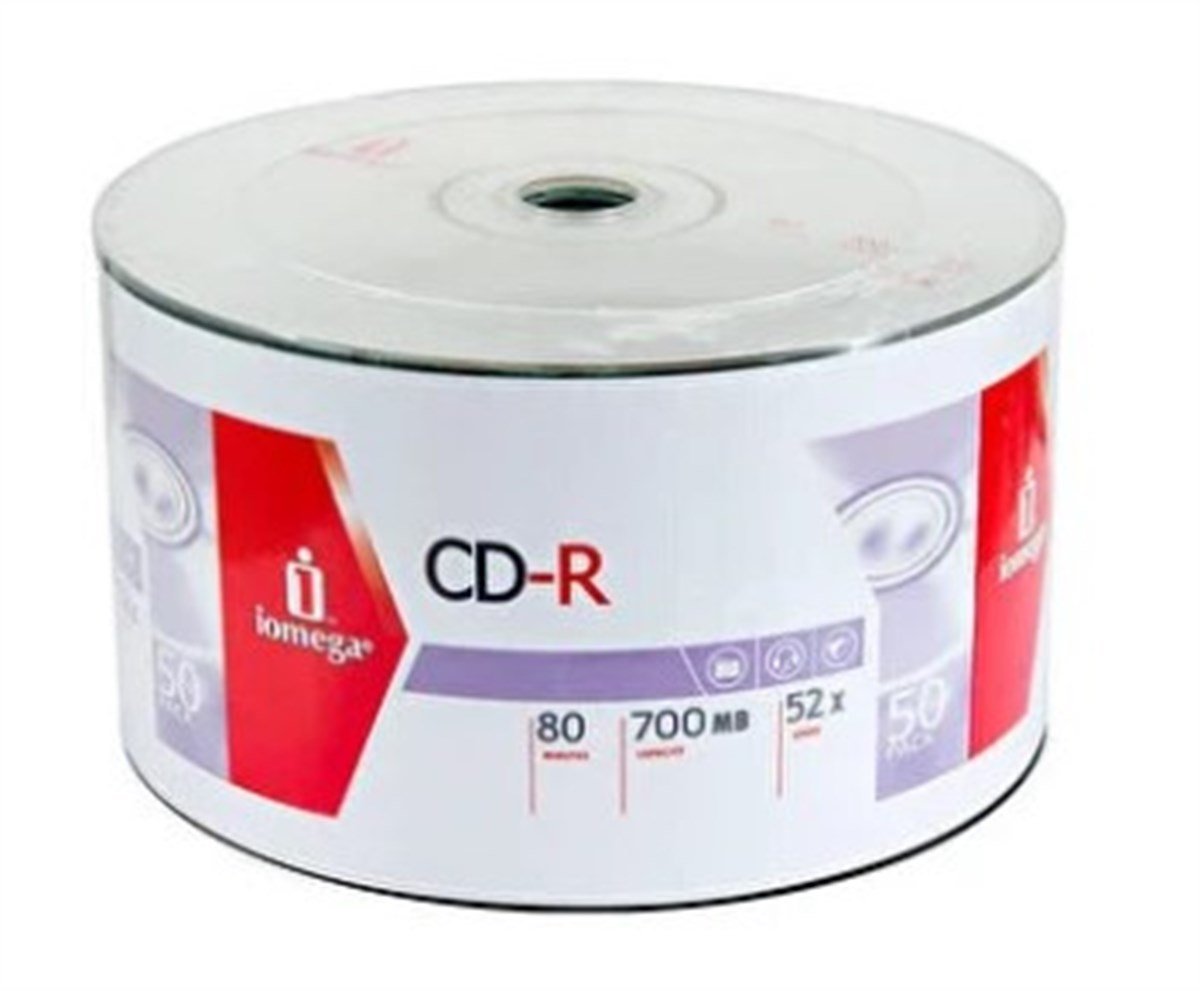 Iomega CD-R, 52X, 700MB, 600 Adet / Koli