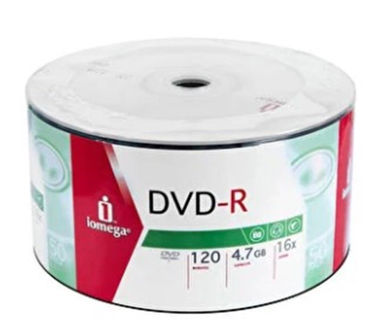 Iomega DVD-R 16X 4.7GB - 600 Adet/Koli