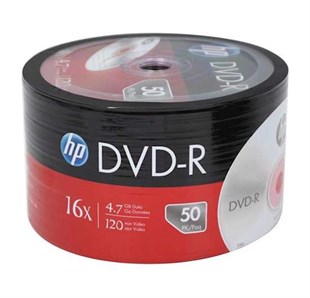 HP, DVD-R 16X, 4,7GB 600 Adet / Koli