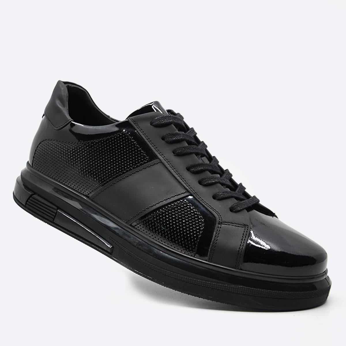Fosco Rugan Siyah Sneaker Erkek Ayakkabı Siyah 9961