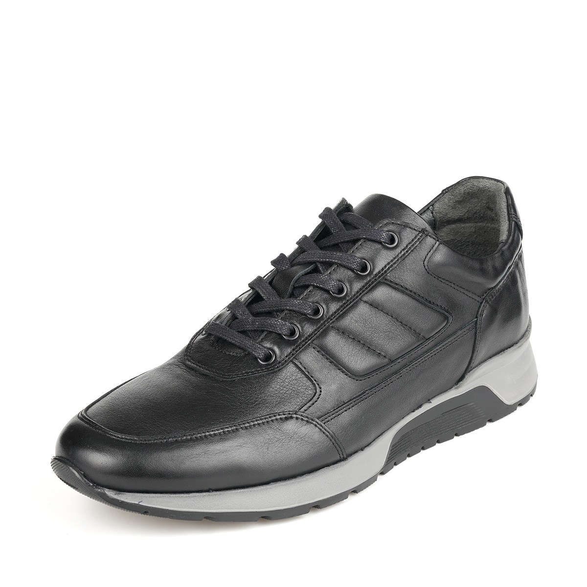 Fosco Siyah Hakiki Deri Sneaker Ayakkabı 2720 306