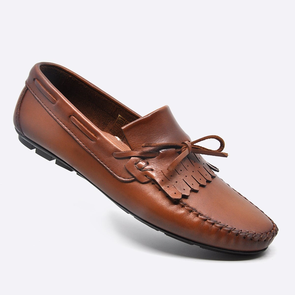 Fosco Hakiki Deri Taba Loafer Günlük Erkek Ayakkabı 9860 103