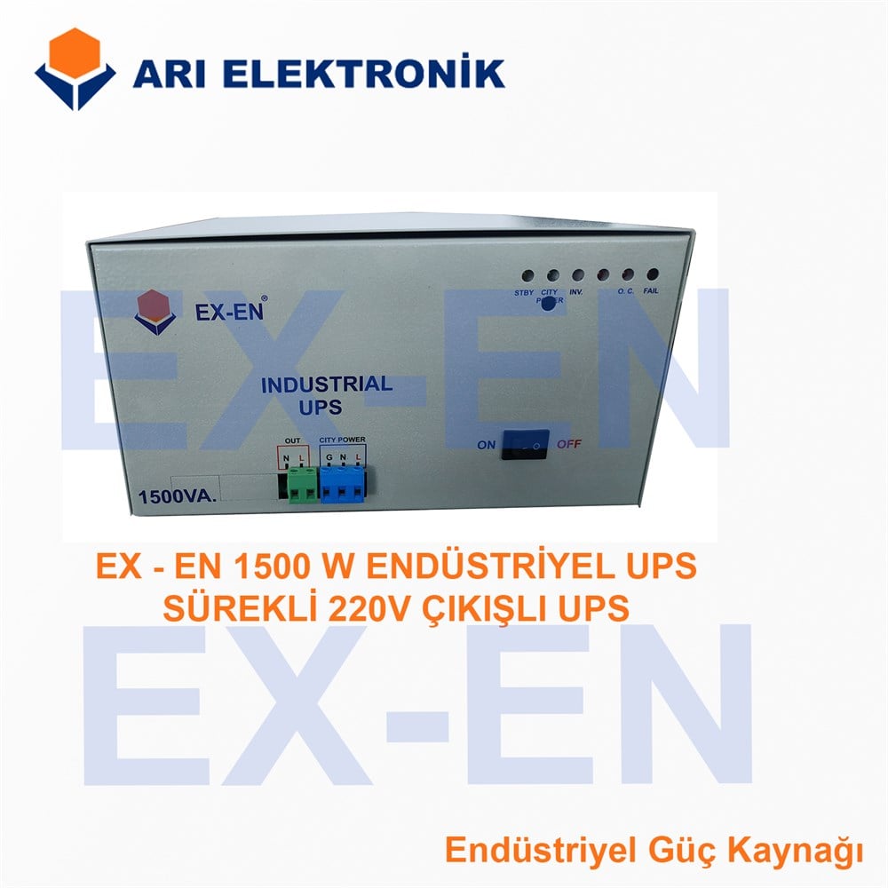 1500 VA SÜREKLİ 220V AC VEREN GÜÇ KAYNAĞI