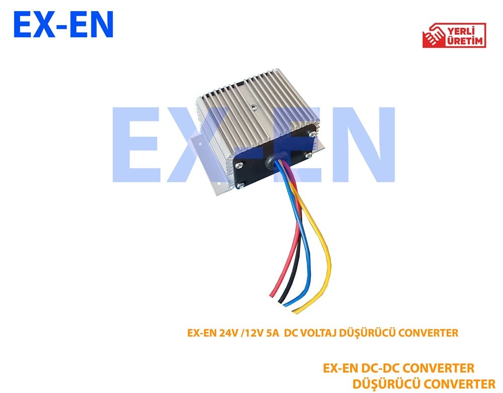 EX-EN 24V - 12V 5A  DÜŞÜRÜCÜ CONVERTER