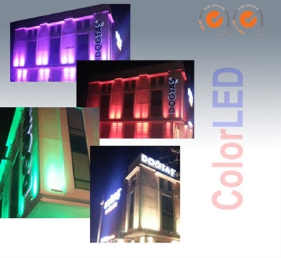 100Cm 1W Standart Yeşil WallWasher