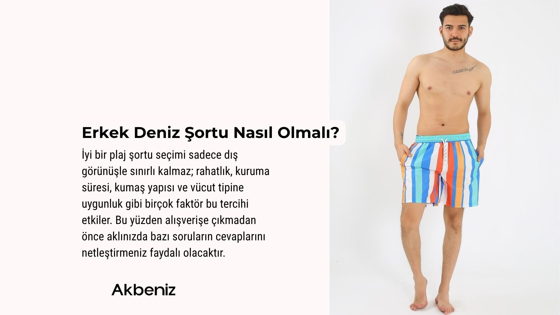 Erkek Deniz Şortu Nasıl Olmalı?