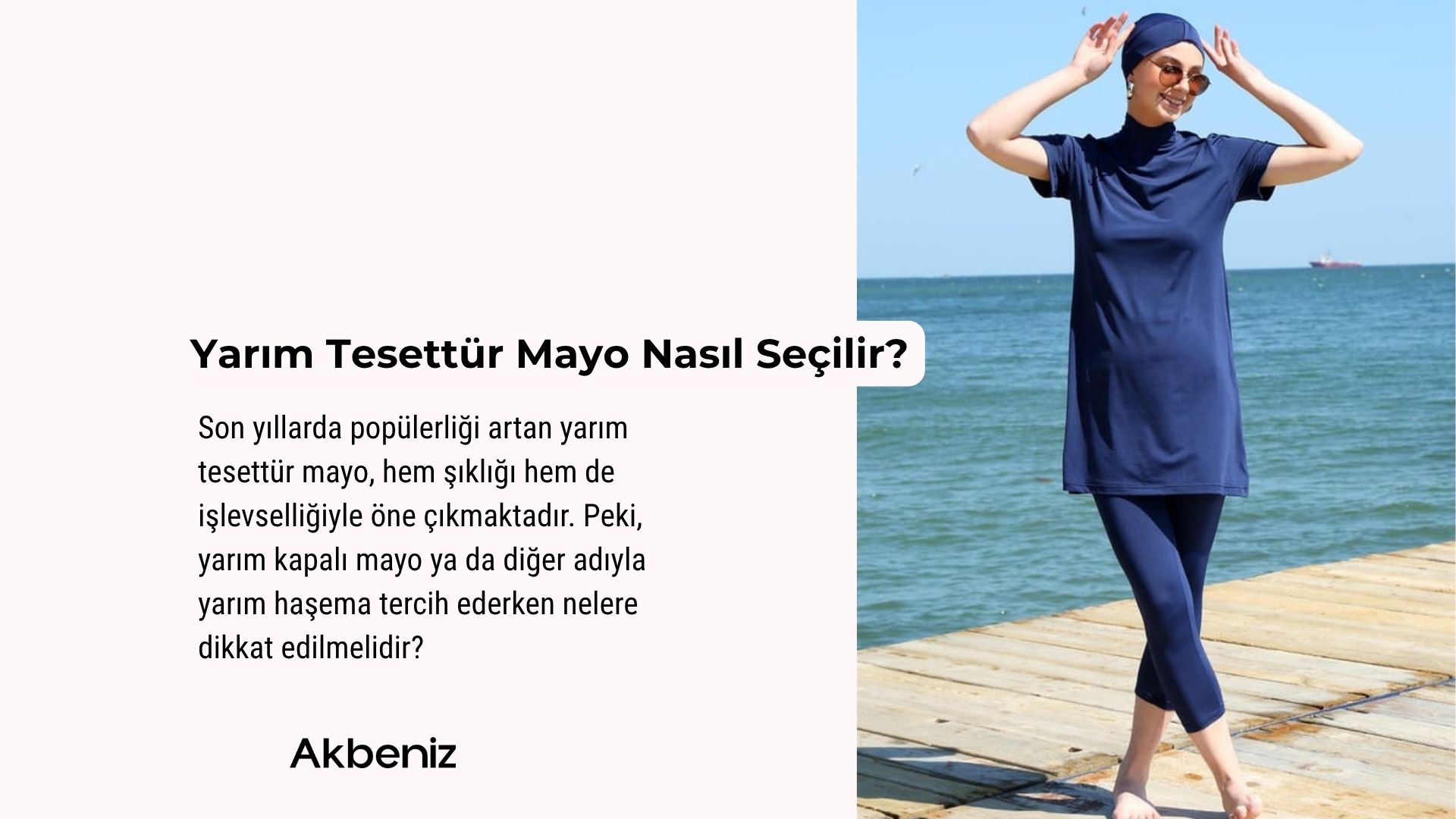 Yarım Tesettür Mayo