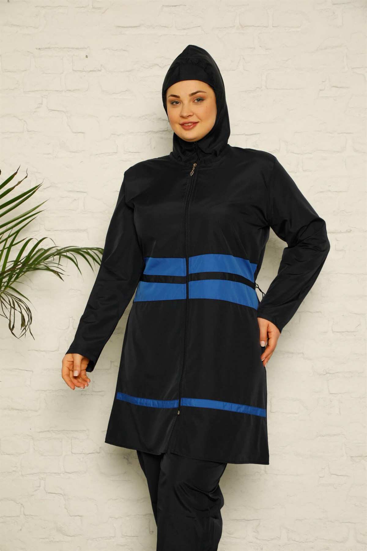 Akbeniz  Tam Tesettür Büyük Beden Mayo 28163