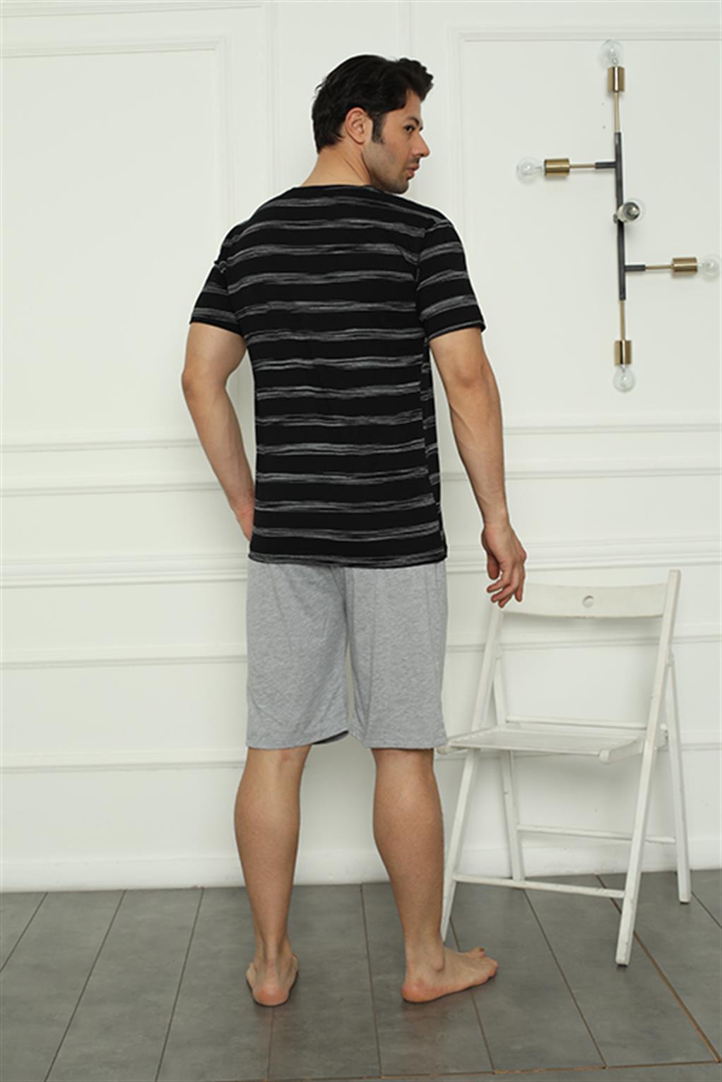 Akbeniz Aile Penye Şortlu Pijama Takım (baba - oğul ) 50115 Ayrı Ayrı Satılır . Fiyatları Farklıdır