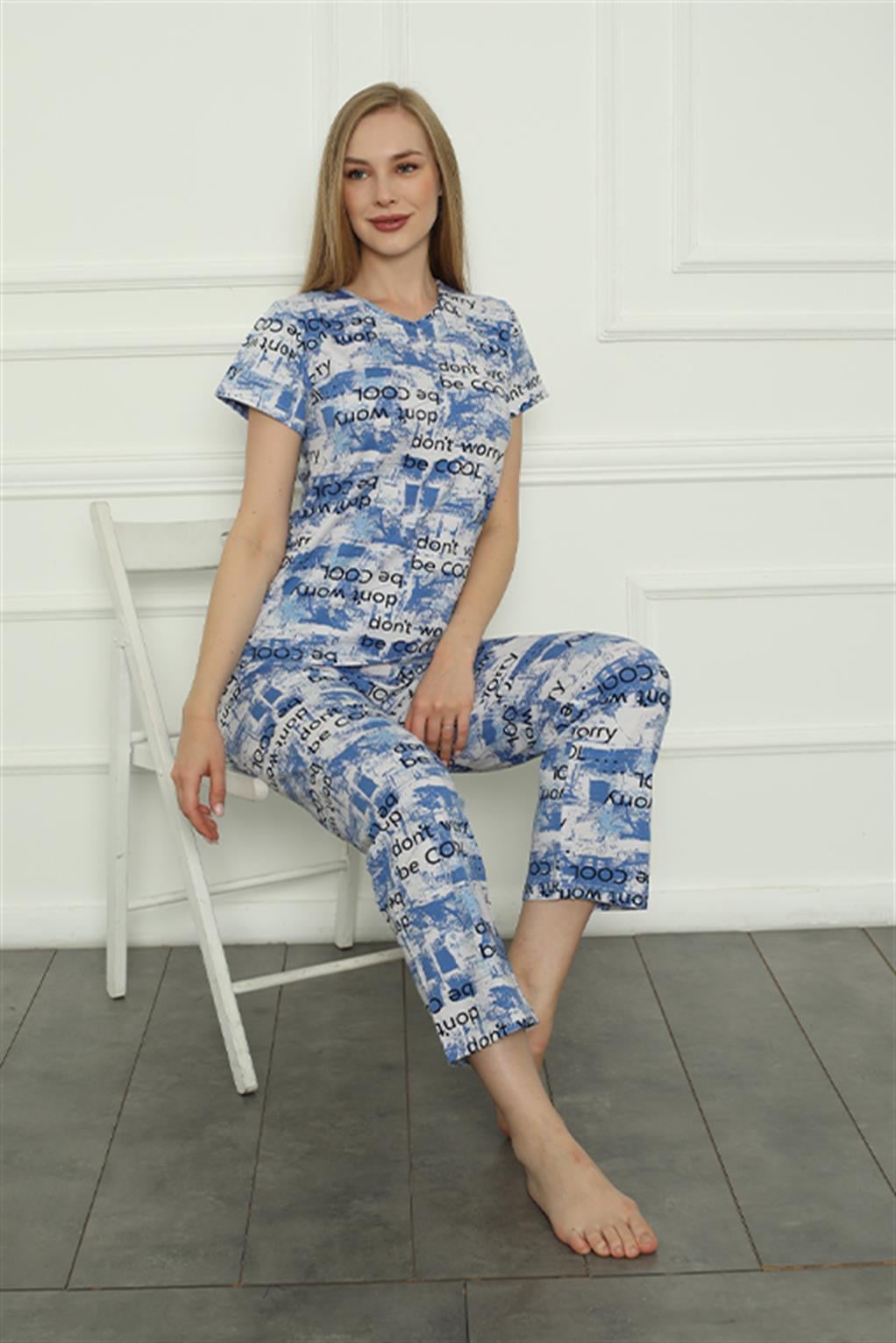 Akbeniz Anne Kız Aile Penye Pijama Takım Ayrı Ayrı Satılır. Fiyatları Farklıdır 50104