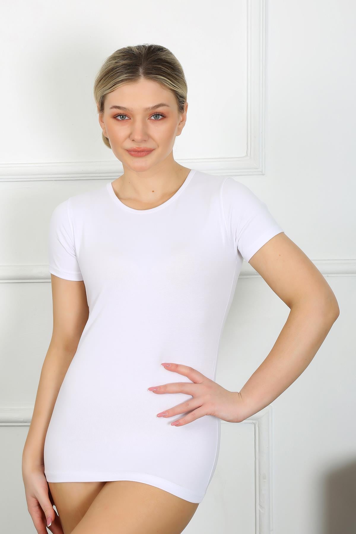 Akbeniz Bayan Kısa Kol Body 232