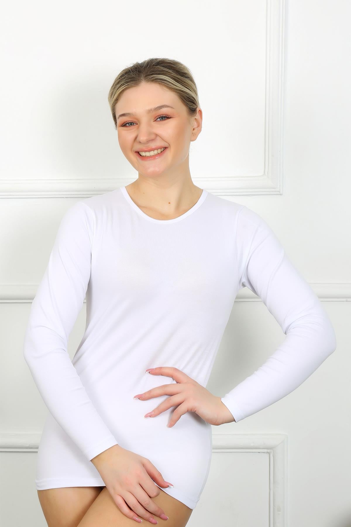 Akbeniz Bayan Uzun Kol Body 250