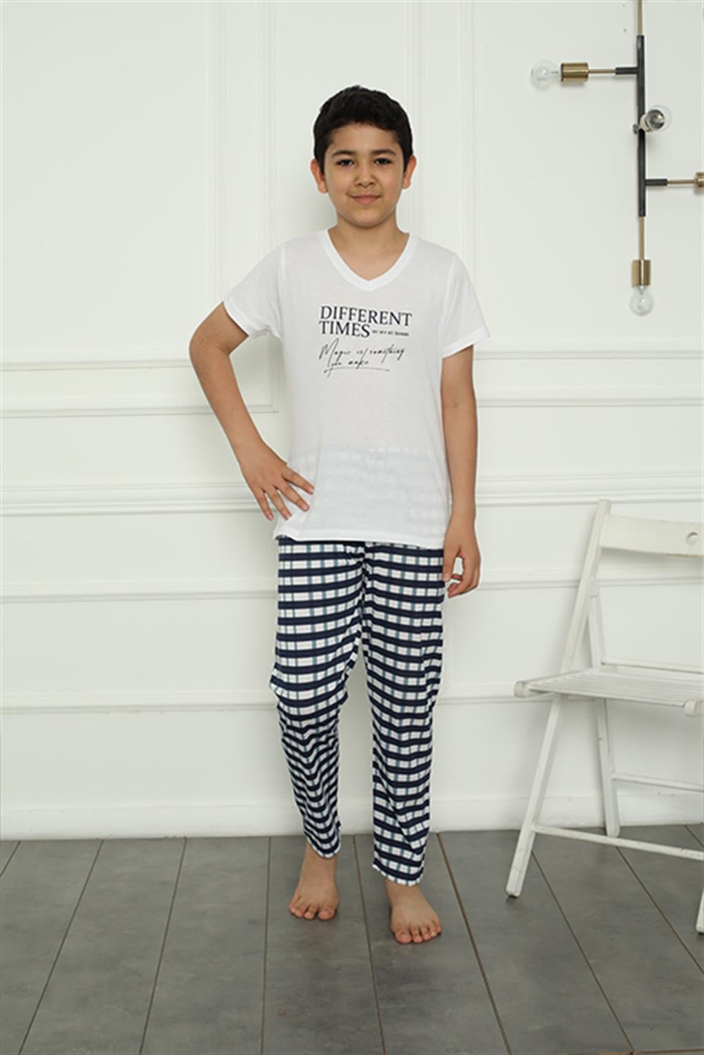 Akbeniz Erkek Çocuk Penye Pijama Takım 20390