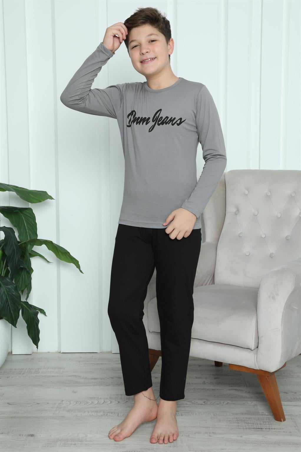 Akbeniz Erkek Çocuk Penye Pijama Takım 20416