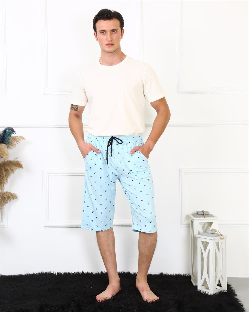 Akbeniz Erkek Lakost Buz Mavisi Kapri 27481