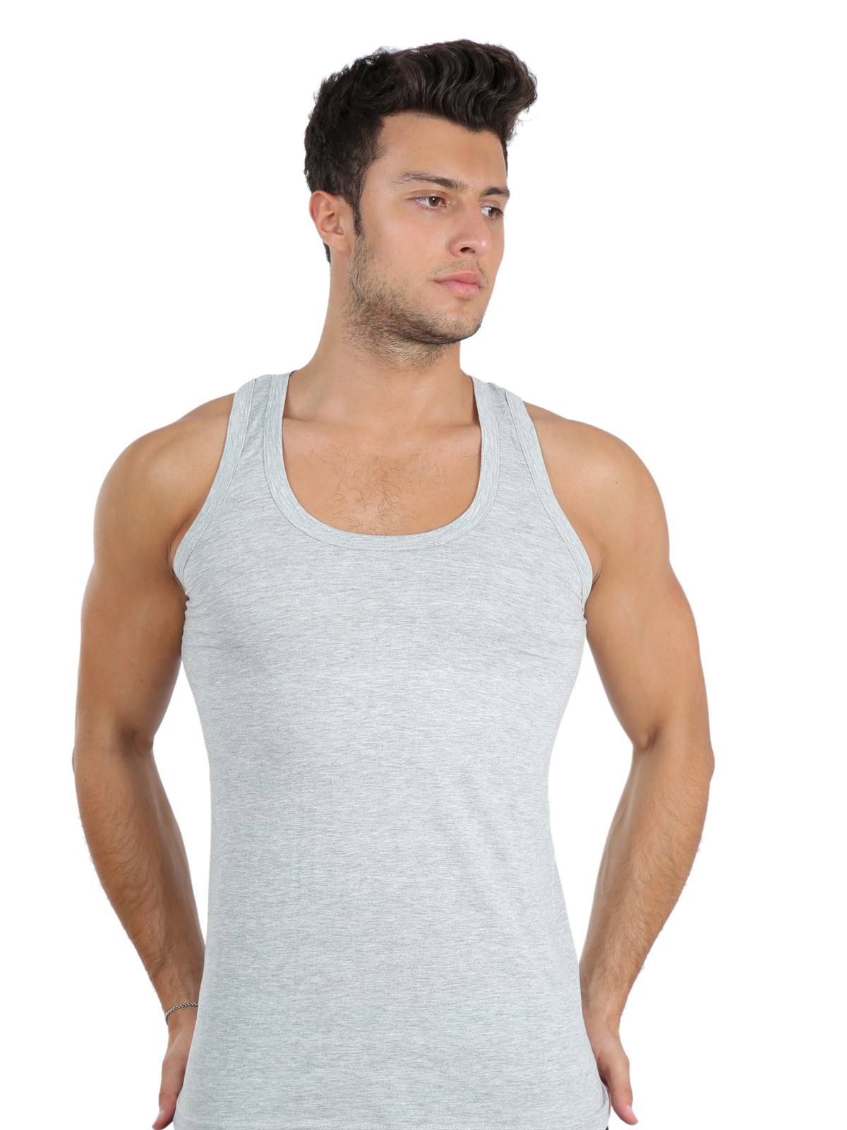 Akbeniz Erkek Penye Atlet 65662