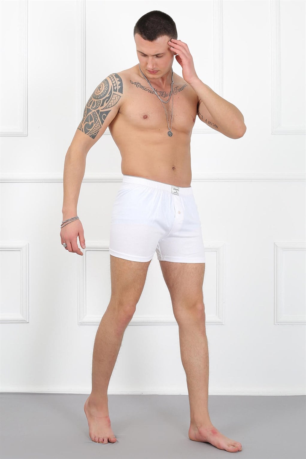 Akbeniz Erkek Penye Boxer 40040