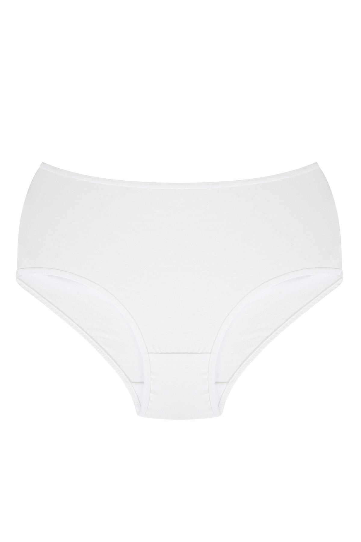 Akbeniz Kadın Büyük Beden Külot Beyaz 40264