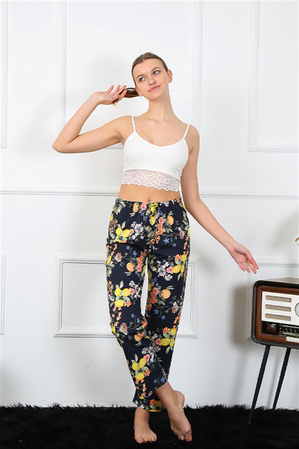 Akbeniz Kadın Pamuklu Alt Pijama 27463