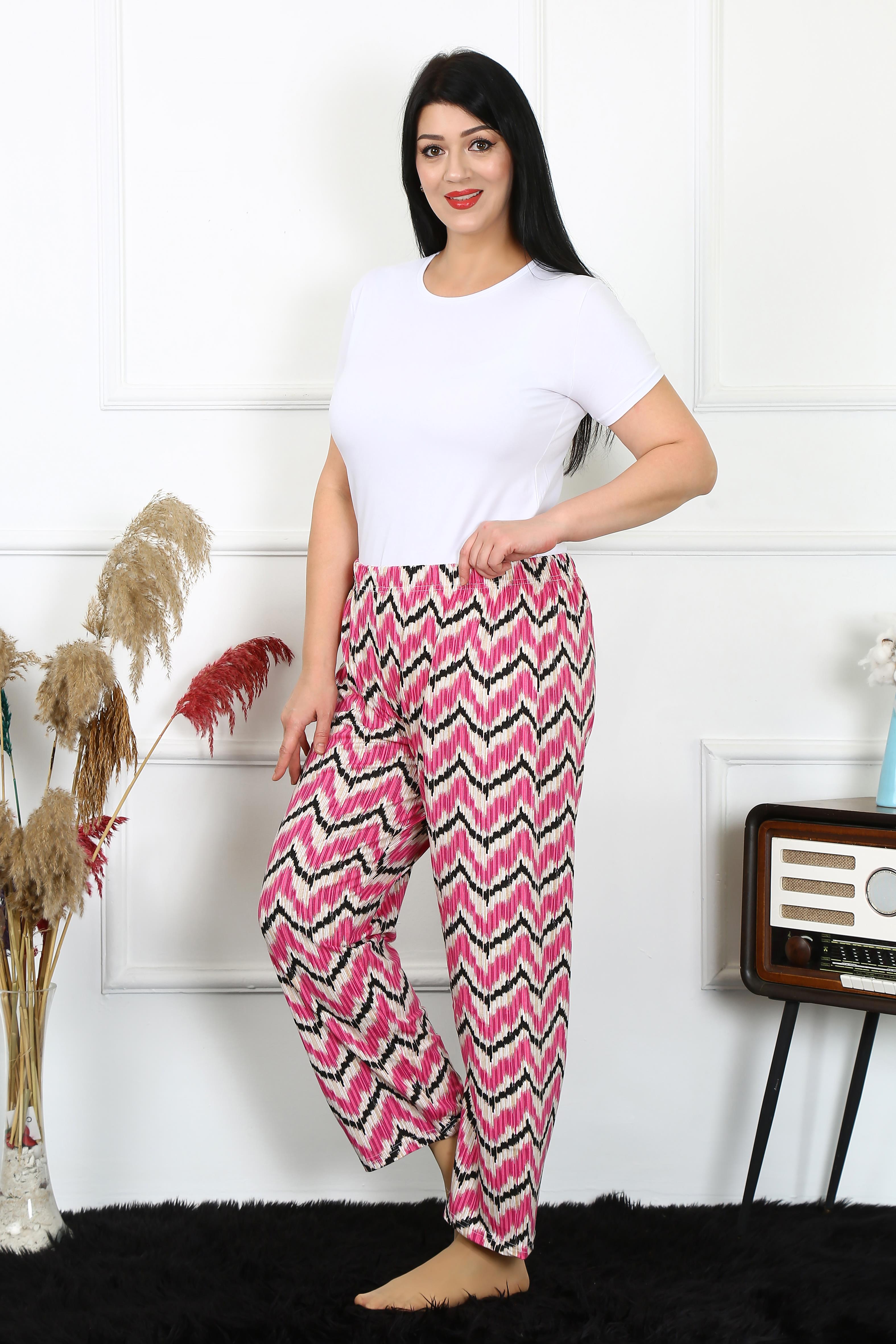 Akbeniz Kadın Pamuklu Büyük Beden Alt Pijama 27490