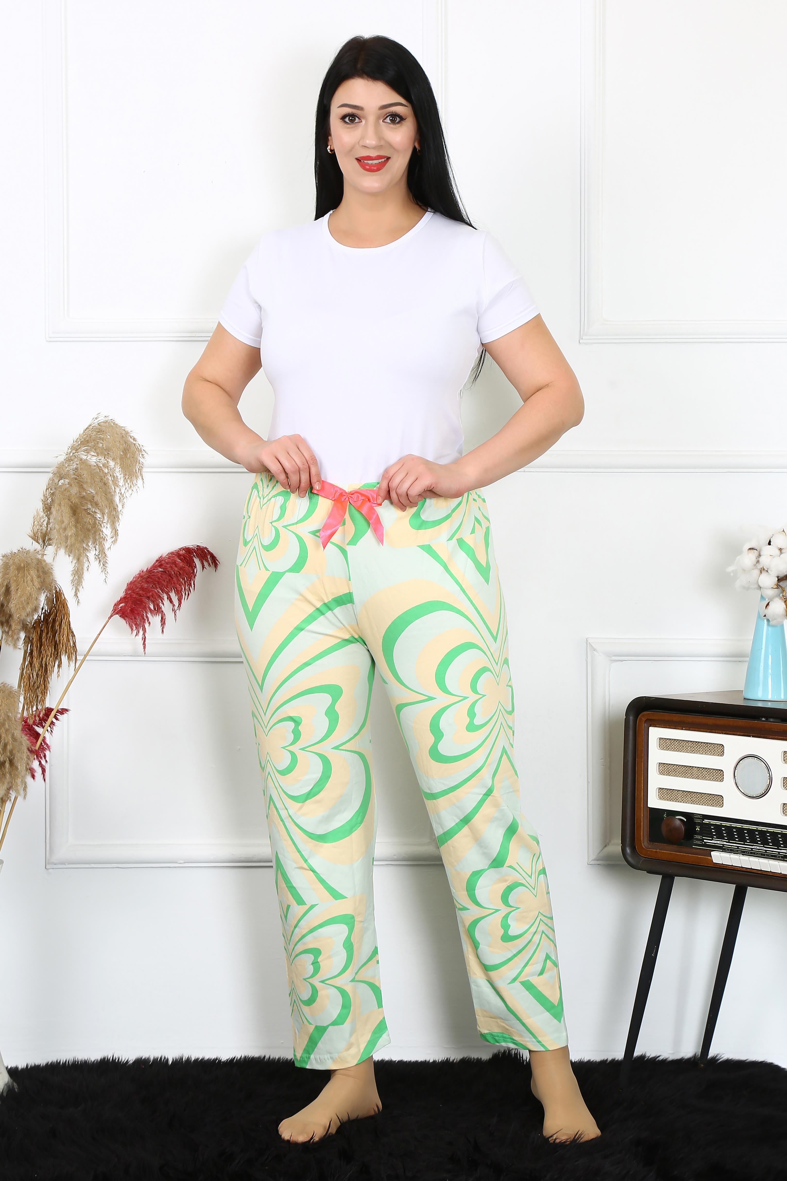 Akbeniz Kadın Pamuklu Büyük Beden Alt Pijama 27499