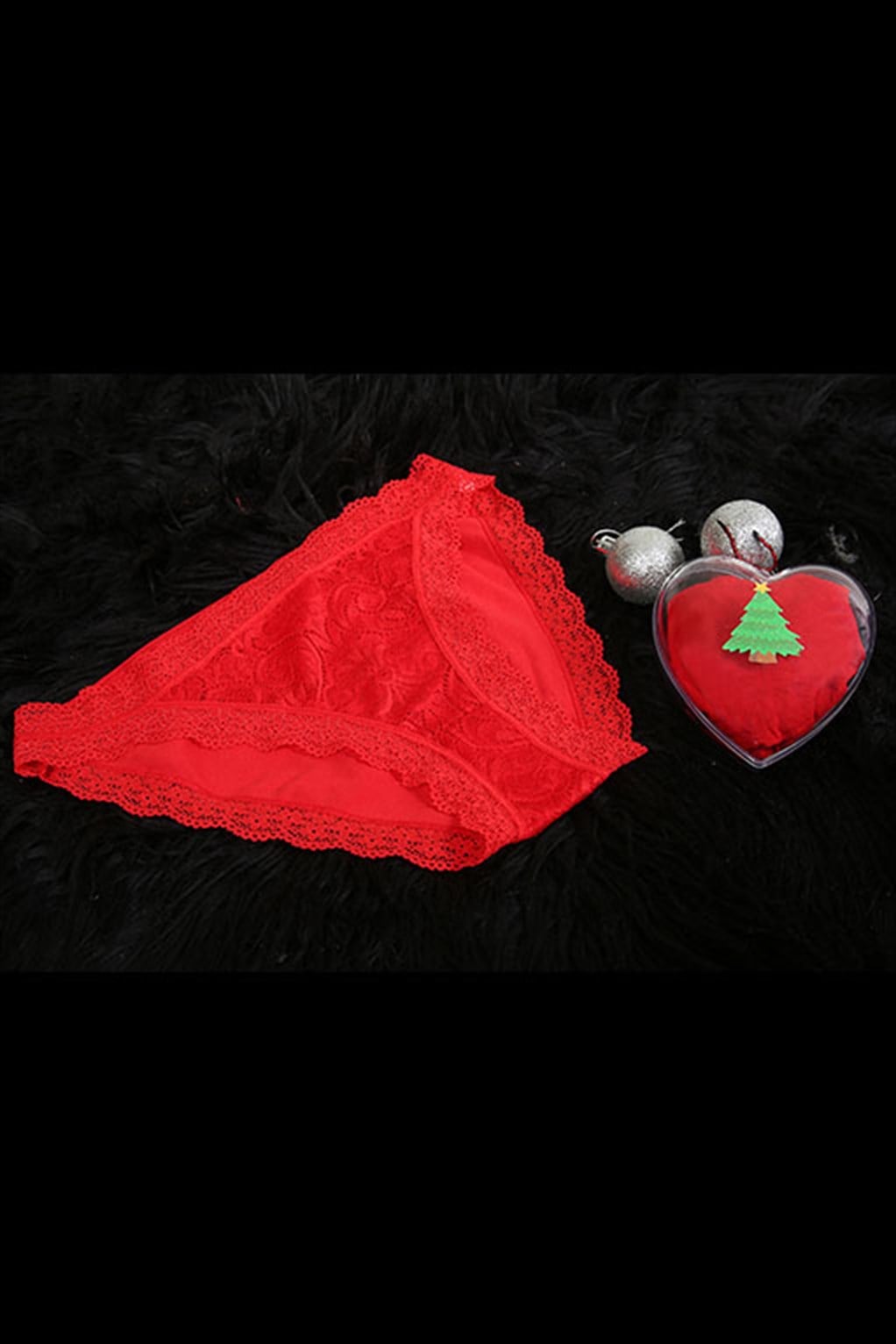 Akbeniz Kadın Yılbaşı Kırmızı Slip
