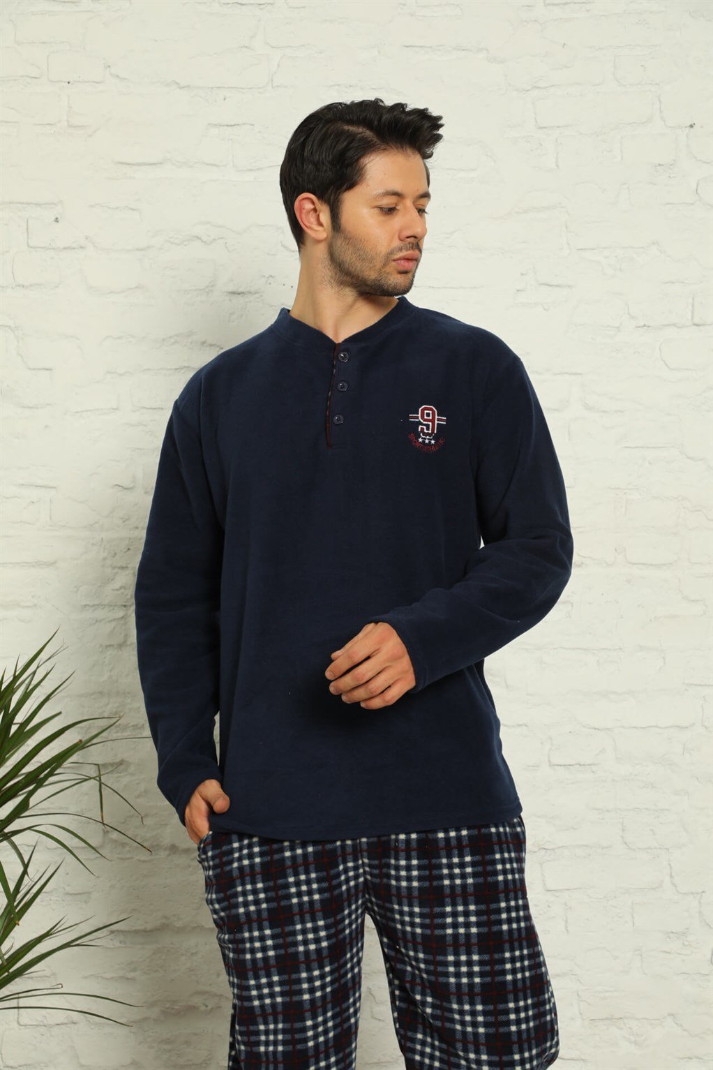 Akbeniz WelSoft Polar Erkek Pijama Takımı 6753