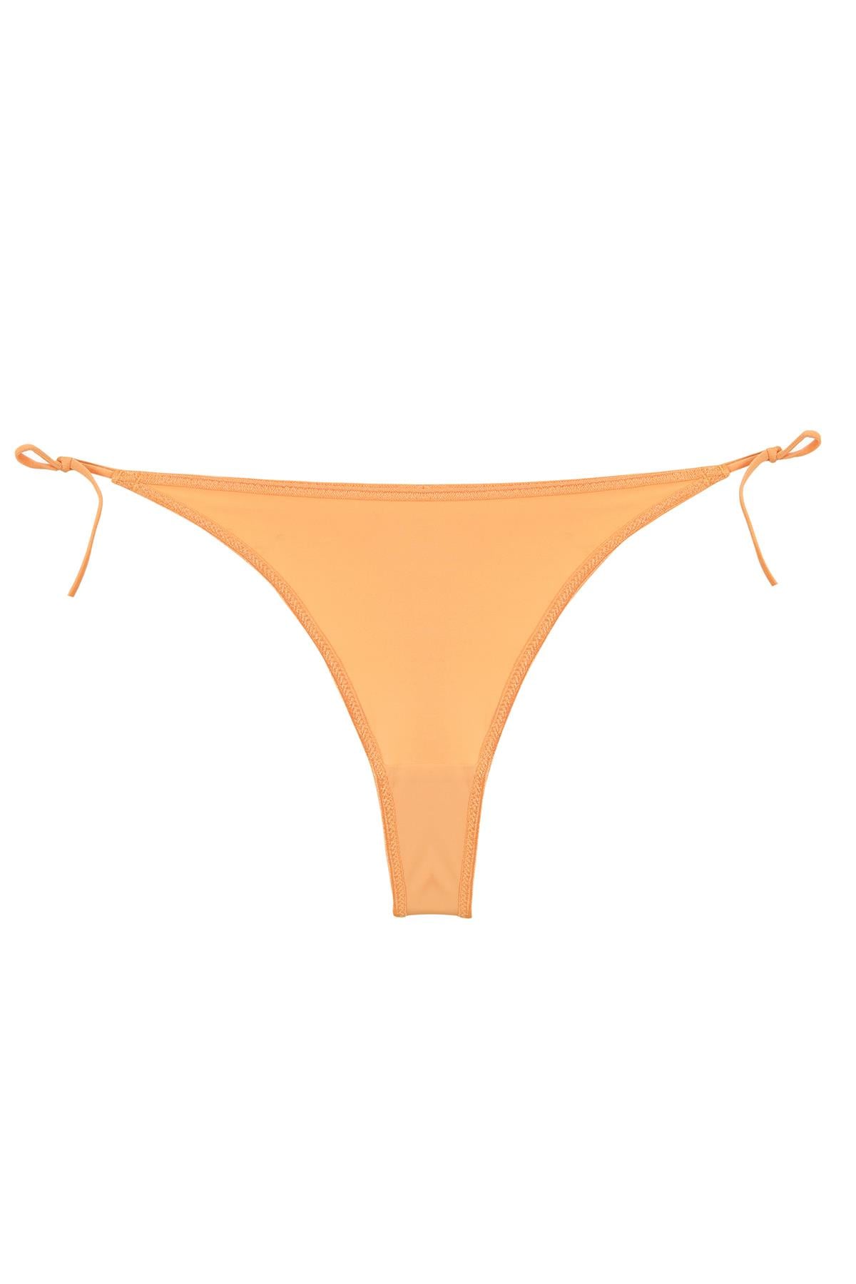 Kadın Turuncu Yandan Bağlamalı 2li Tanga Slip