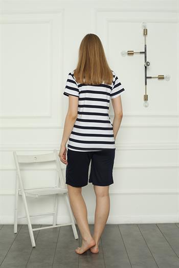 Akbeniz Aile Penye Şortlu Pijama Takım (anne - kız ) 50116 Ayrı Ayrı Satılır . Fiyatları Farklıdır