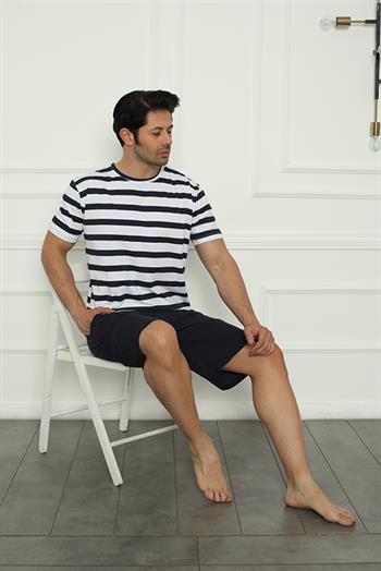 Akbeniz Aile Penye Şortlu Pijama Takım (baba - oğul ) 50116 Ayrı Ayrı Satılır . Fiyatları Farklıdır
