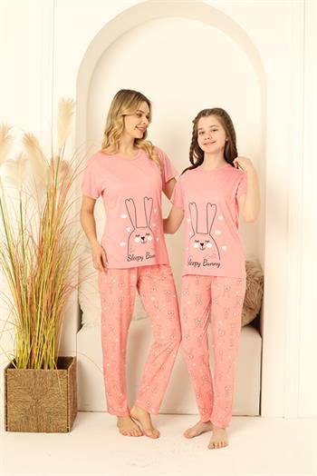 Akbeniz Anne Kız Aile Pijama Takım Ayrı Ayrı Satılır 50100