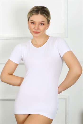 Akbeniz Bayan Kısa Kol Body 232