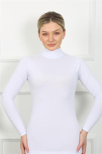 Akbeniz Bayan Uzun Kol Boğazlı Body 247