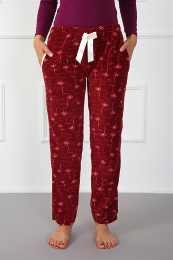 Akbeniz Bayan Welsoft Polar Tek Alt Pijama 210049