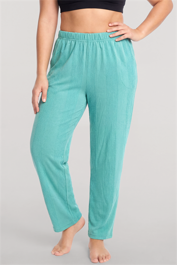 Akbeniz Büyük Beden Yelekli Yazlık Pijama Takımı Su Yeşili