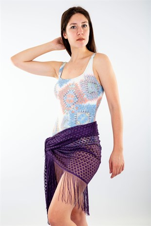 Akbeniz Dantelli Pareo 25361