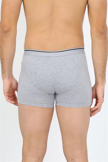 Akbeniz Erkek Büyük Beden Pamuklu Likralı Boxer Gri 40134