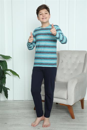 Akbeniz Erkek Çocuk Penye Pijama Takım 20413