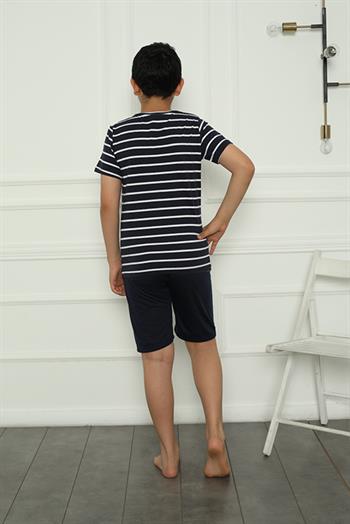 Akbeniz Erkek Çocuk Penye Şortlu Pijama Takım 20394