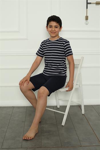 Akbeniz Erkek Çocuk Penye Şortlu Pijama Takım 20394
