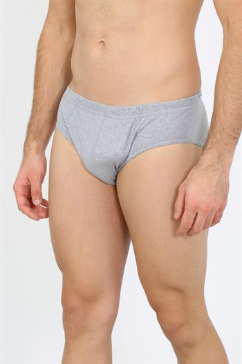 Akbeniz Erkek Pamuk 3lü Gri Slip 40129