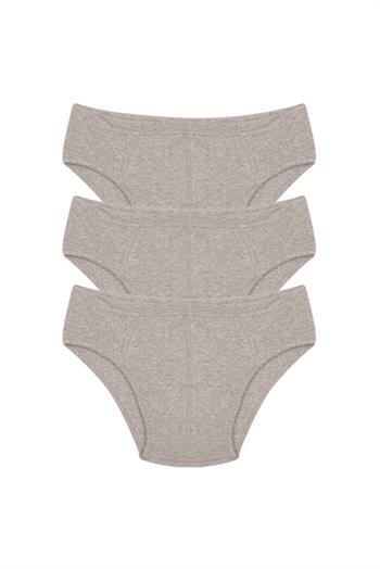 Akbeniz Erkek Pamuk 3lü Gri Slip 40129