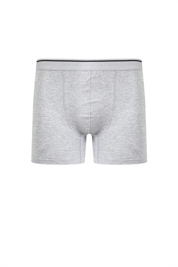 Akbeniz Erkek Pamuk Likralı Boxer Gri 40133