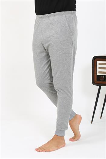 Akbeniz Erkek Pamuk Tek Alt Pijama Gri 27551