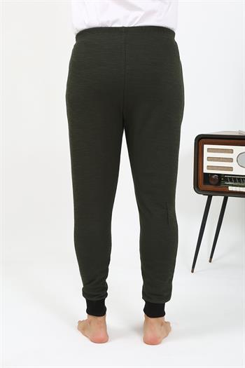 Akbeniz Erkek Pamuk Tek Alt Pijama Haki 27551